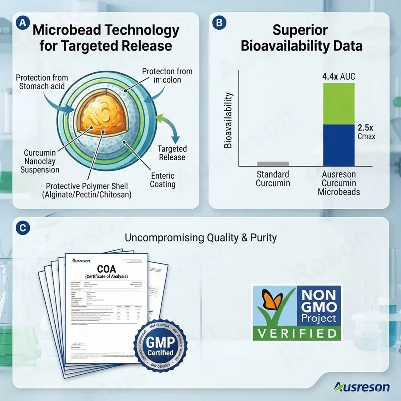 High bioavailability Curcumin microbead capsules OEM Manufacturer