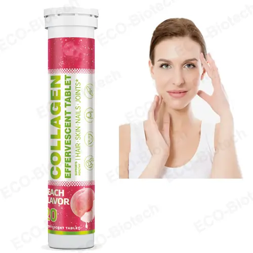 Collagen Effervescent Tablets Hydrolyzed Collagen with Vitamin C