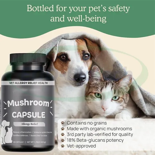 Mushroom Capsules Dogs & Cats Immune Support | Reson