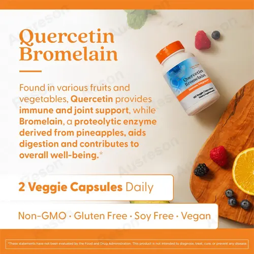 High absorption Quercetin Bromelain capsules | Reson