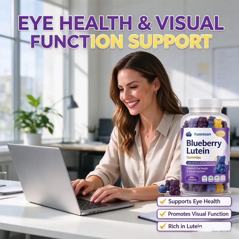 Blueberry Lutein Gummies eye health supplement Manufacturer