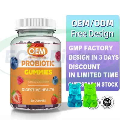 Probiotic Gummies for daily gut health | oem Manufacturer