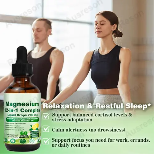 12-in-1 Magnesium Complex Liquid Drops GMP certification