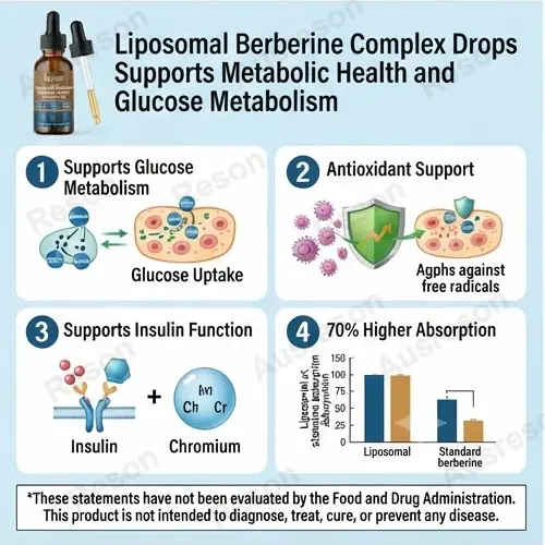 Liposomal Berberine Chromium Alpha Lipoic Acid drops Manufacturer