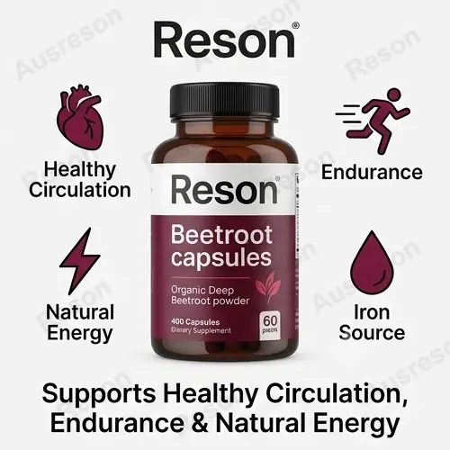 Premium Beetroot Capsules | Nitric Oxide & Circulation Support