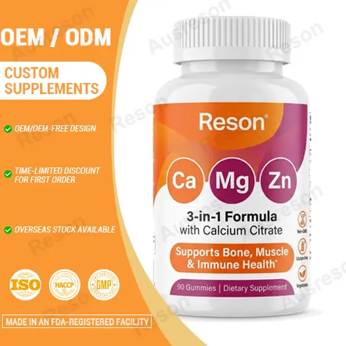 calcium citrate magnesium zinc gummies OEM Manufacturer