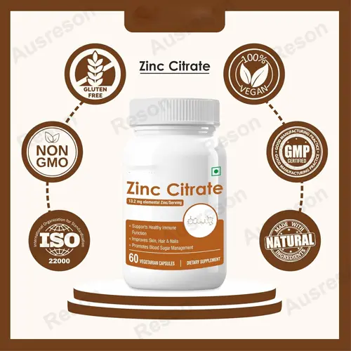 wholesale zinc citrate capsules for immune support | Reson