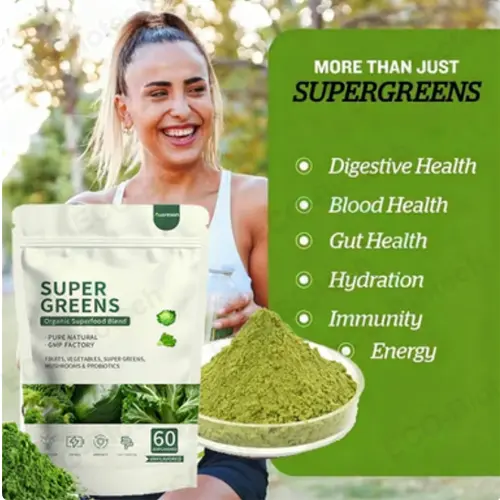 Super Greens Powder for Energy & Immunity | OEM Manufacturer
