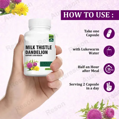 Milk Thistle Dandelion Complex Capsules Manufacturer | Reson