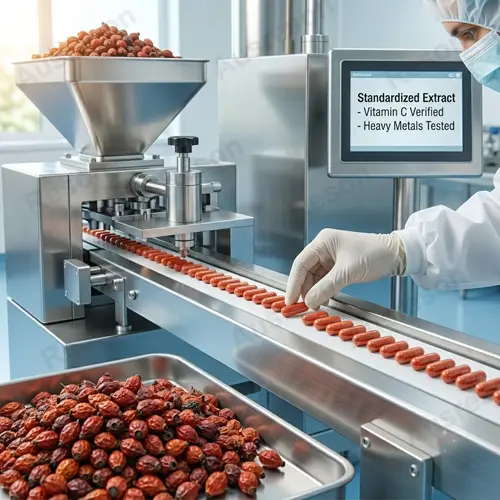 Rose Hips extract capsules OEM manufacturer
