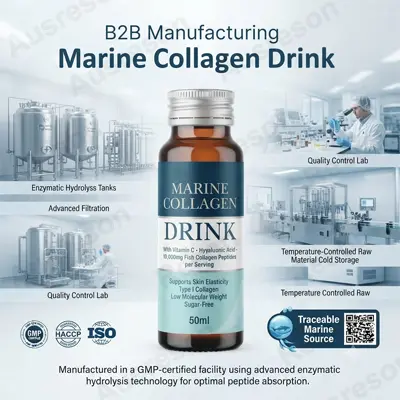 Fish Collagen Drink liquid high Bioavailability OEM Manufacturer