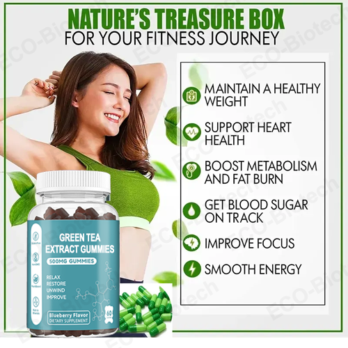 green tea extract Gummies with EGCG feor weight loss supplier
