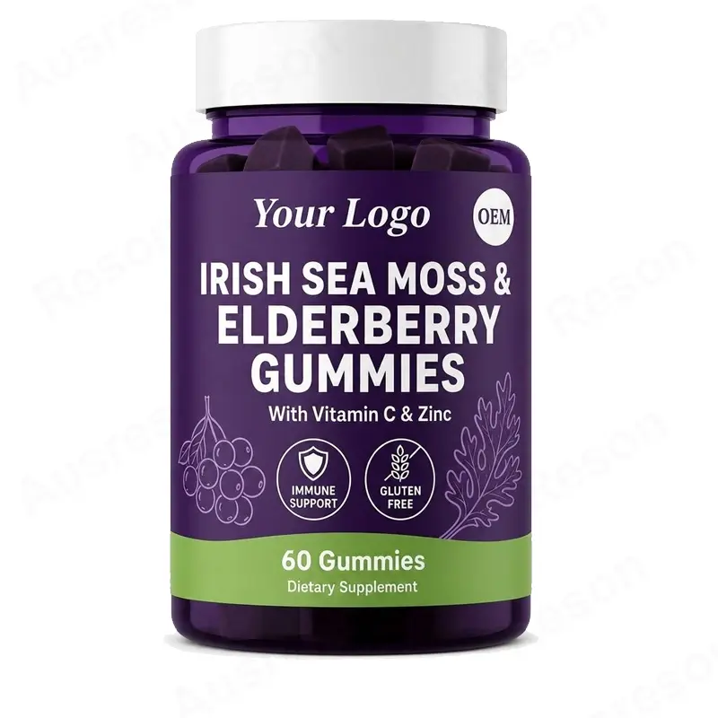 Sea Moss Elderberry Gummies immune support OEM Manufacturer