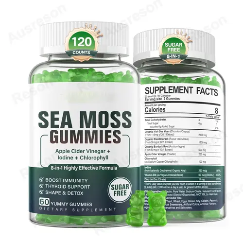 sea moss gummies: thyroid, skin, and immunity