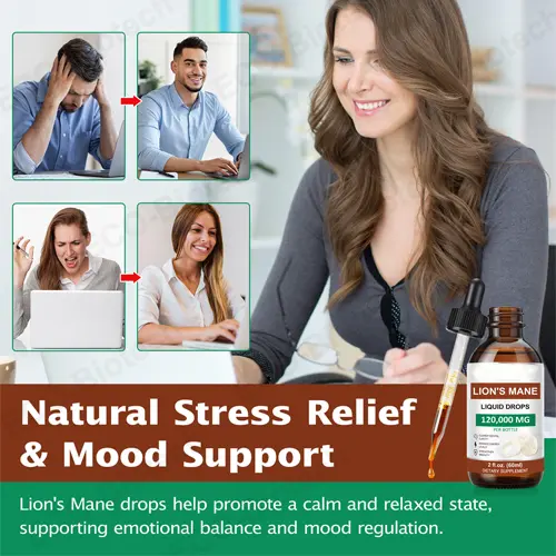 Lions Mane Liquid Drops | Dual Extract for Brain Health | OEM