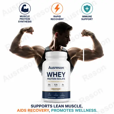 Whey Protein Isolate Powder with bcaa Fast absorbing Manufacturer