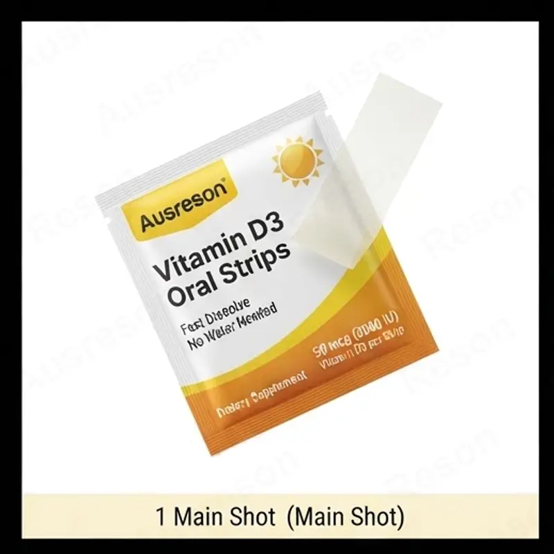 Sublingual Vitamin D3 film Oral Strips Private label Manufacturer