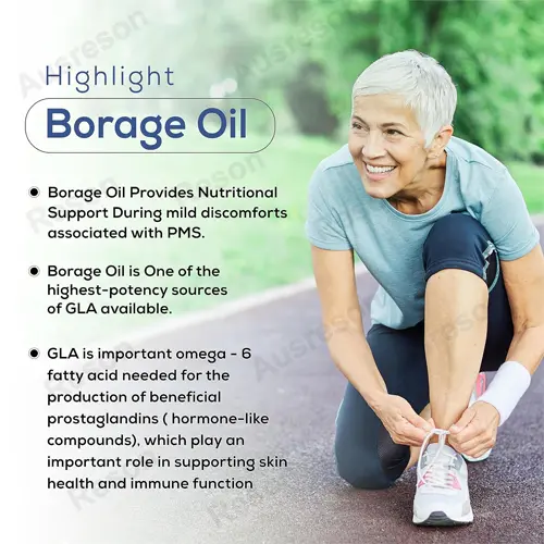 wholesale price Borage Oil softgels for skin | Reson