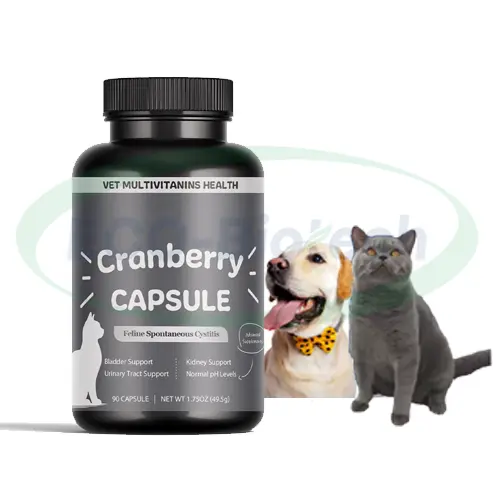 Pet Cranberry Capsules Natural Urinary support | OEM Manufacturer