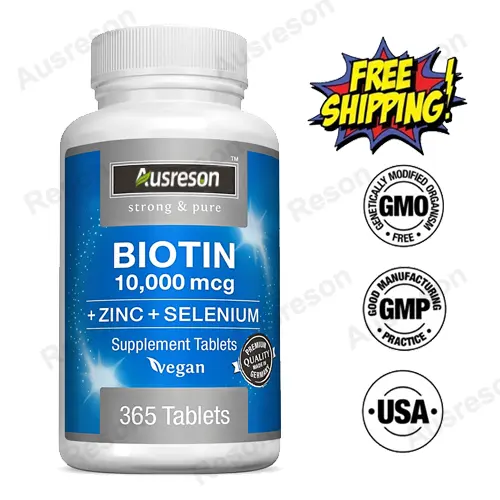 Biotin Selenium and Zinc capsules for Hair Growth, Skin, Nails