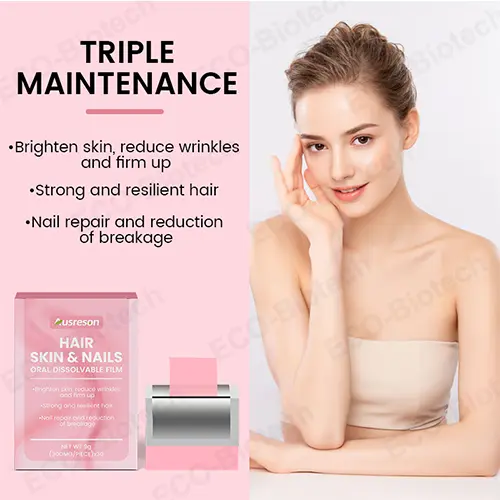 SKIN & NAILS HAIR vitamins strips OEM manufacturer