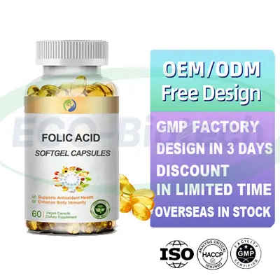 1000 mcg folic acid softgel OEM Manufacturer
