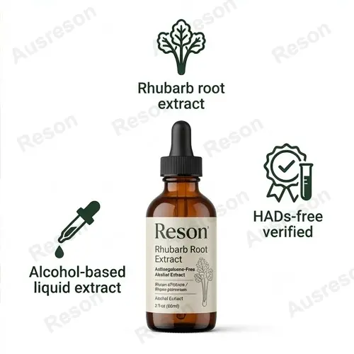 Rhubarb root Extract Liquid Drops OEM manufacturer
