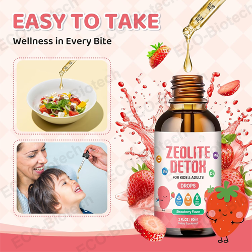 Zeolite Detox liquid Drops with Magnesium for Kids & Adults
