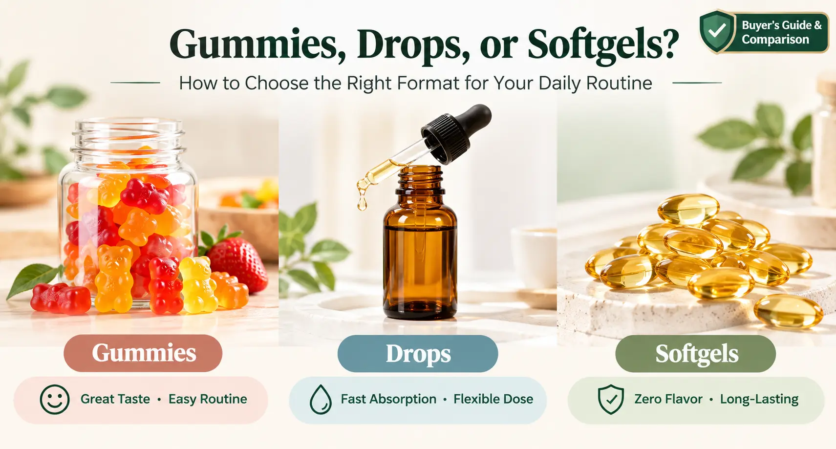 gummies drops or softgels