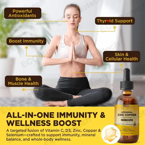 Liposomal Zinc Copper Liquid Drops bulk supplier | Immune Support