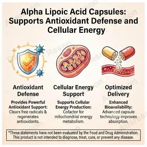 Alpha Lipoic Acid ALA capsules OEM Manufacturer