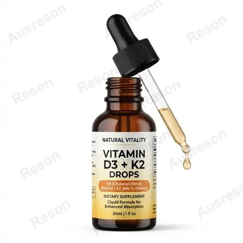 Vitamin D3 K2 Drops Bone & Heart Health | Reson