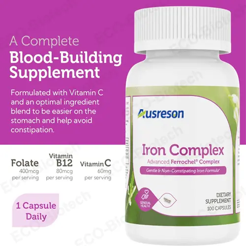 Iron Complex capsules with Vitamin C for Women and Men