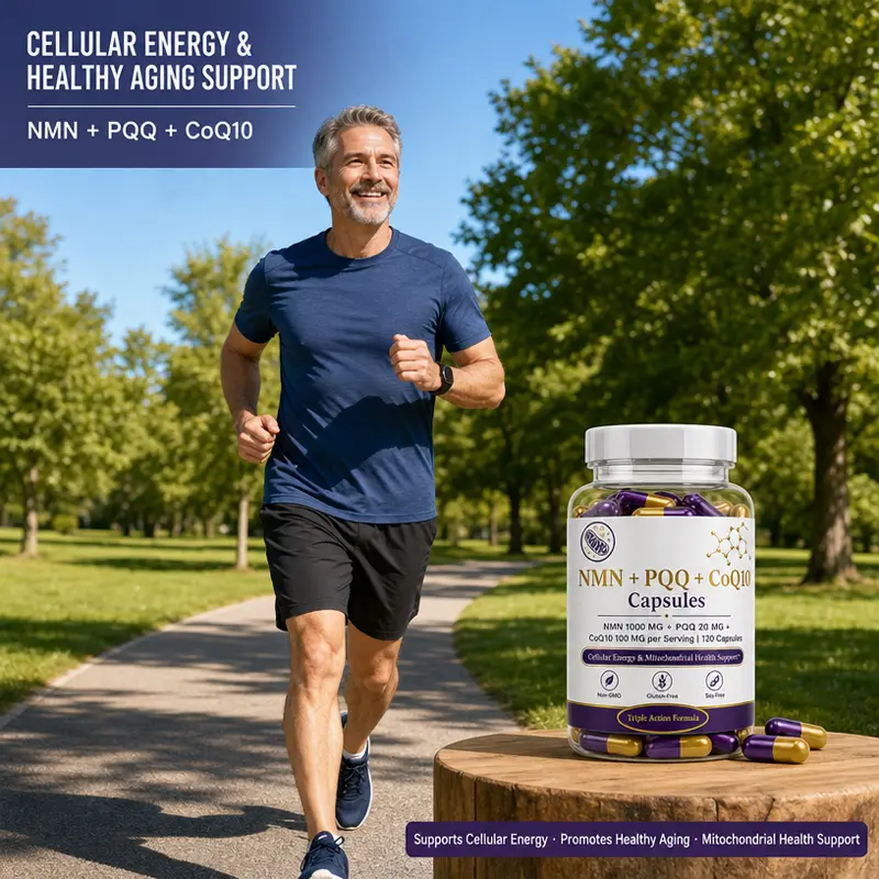 NMN+PQQ+Coenzyme Q10 capsules healthy supplement supply