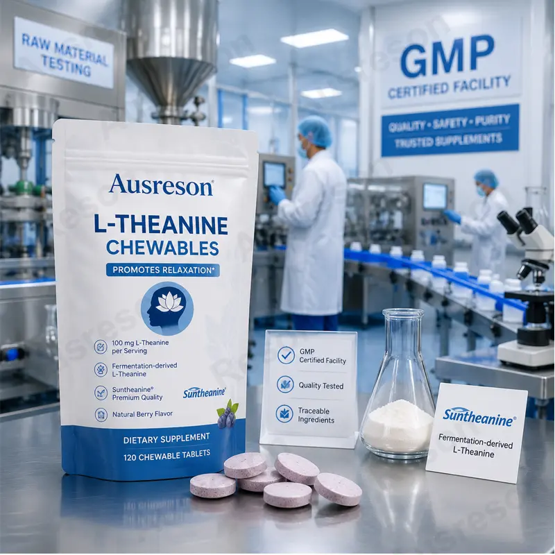 L-Theanine Chewables caffeine synergy OEM Manufacturer