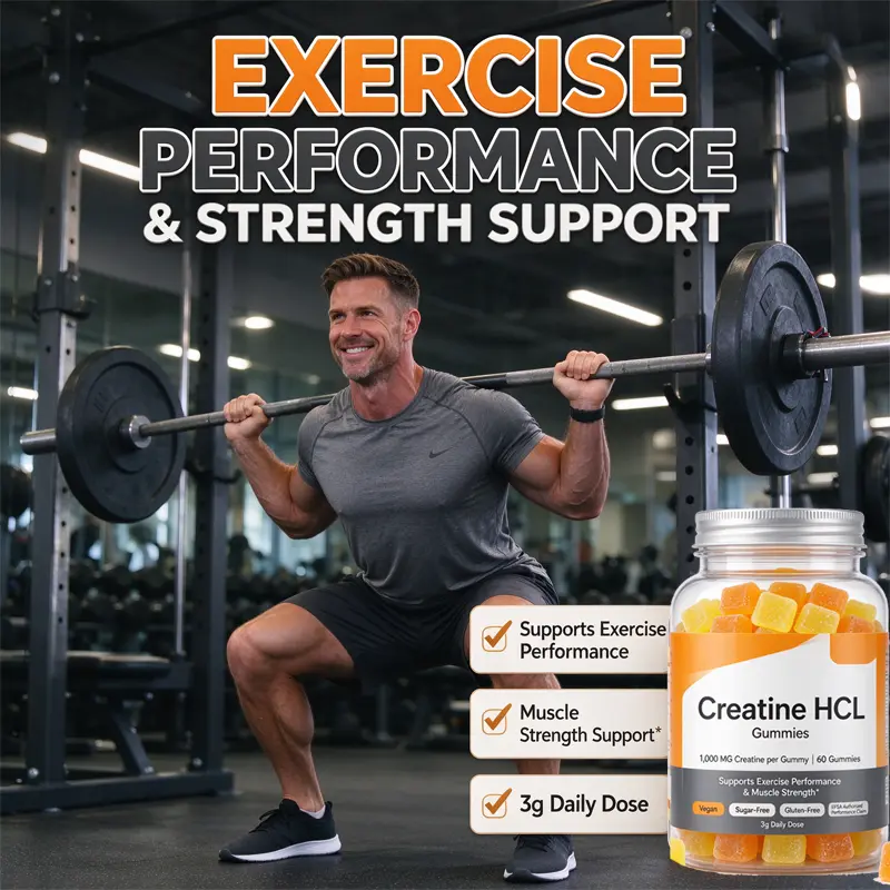Creatine HCL Gummies sports supplements bulk supplier