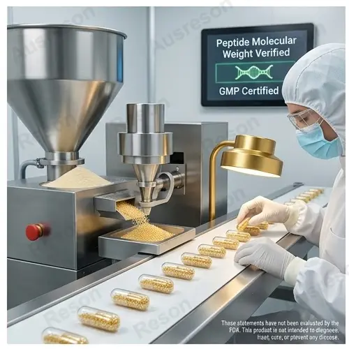 Collagen peptide AbsorbCore microbead capsules OEM manufacturer