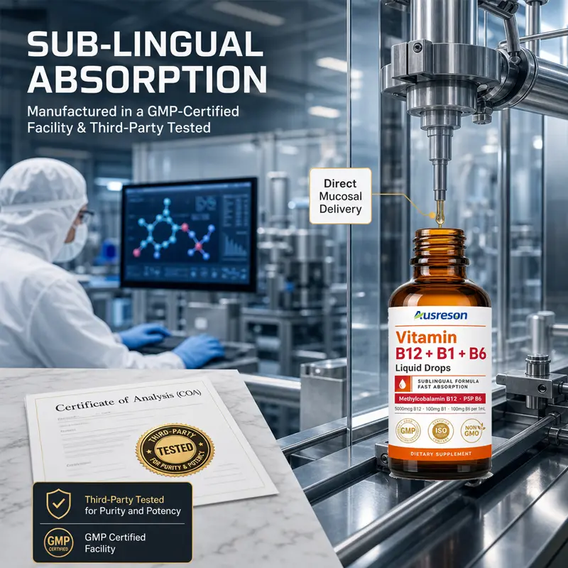 vitamin b12 b1 b6 drops for energy OEM Manufacturer