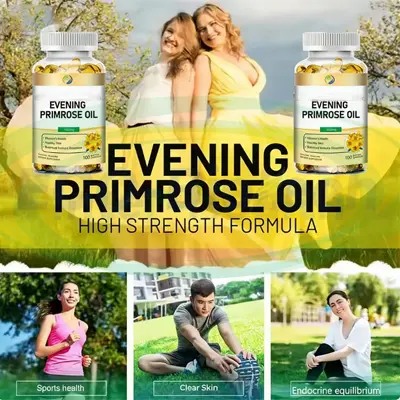 Evening Primrose Oil 1000mg Softgels with GLA | OEM Manufacturer