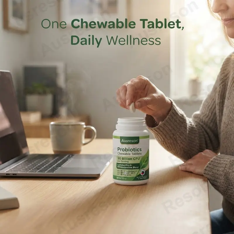 Probiotics Chewable Tablets Gut Health supplement bulk supplier