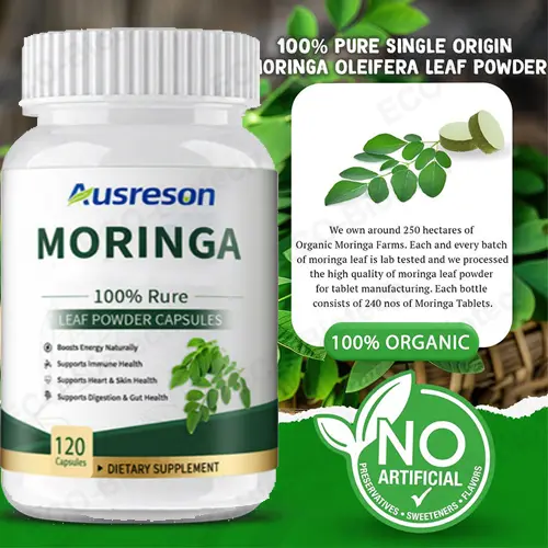 organic moringa Tablets for Energy & Immunity | oem Manufacturer