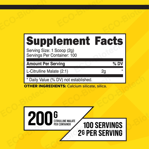 Pure citrulline malate powder 500g | Reson