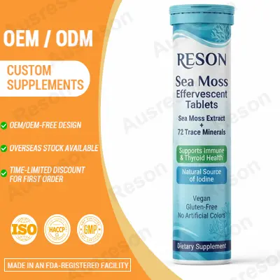 Sea Moss Effervescent Tablets private label Manufacturer