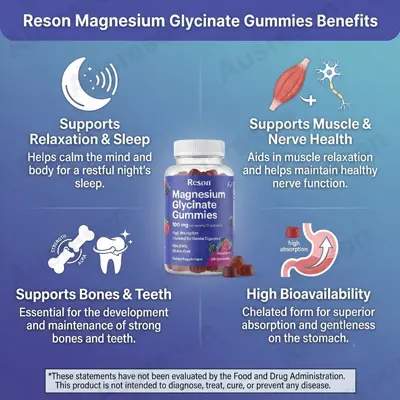 Magnesium glycinate gummies bulk manufacturer