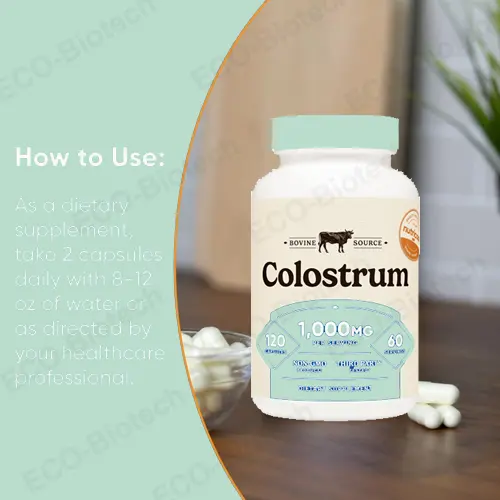 Colostrum Capsules for Gut Health & Immune Support High IgG (25%)
