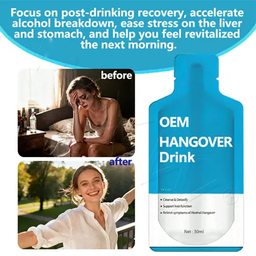 Hangover Drink liquid OEM Private Label Liver Supplement