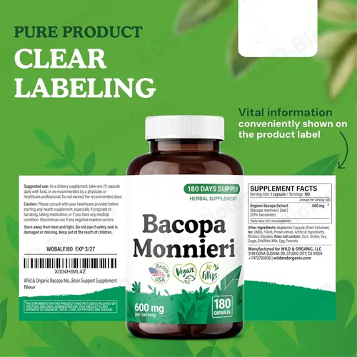 Bacopa Monnieri Capsules OEM Manufacturer